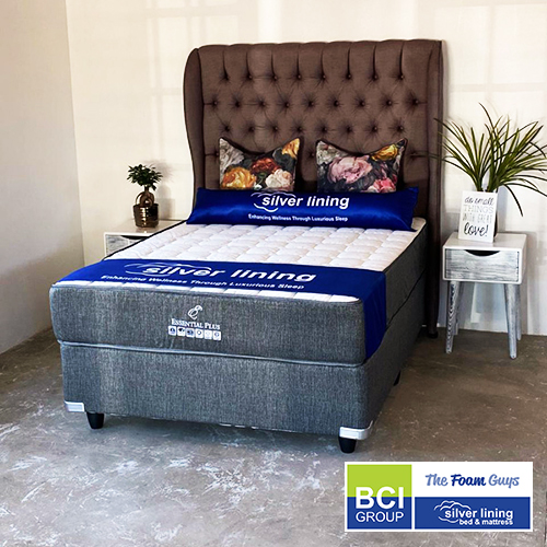 Family Furniture | Silver Lining Essential Plus Mattress + Base | Various Sizes - Single/ Three Quarter/ Double/ Queen/ King Size Mattress