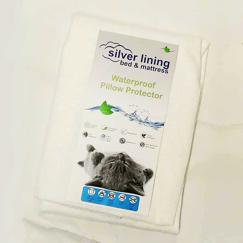 Family Furniture | Silver Lining Toweling Pillow Protector