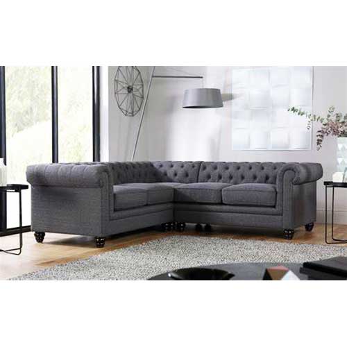 Family Furniture | Chesterfield Corner Couch | Four (4x) Seater Couch / Lounger